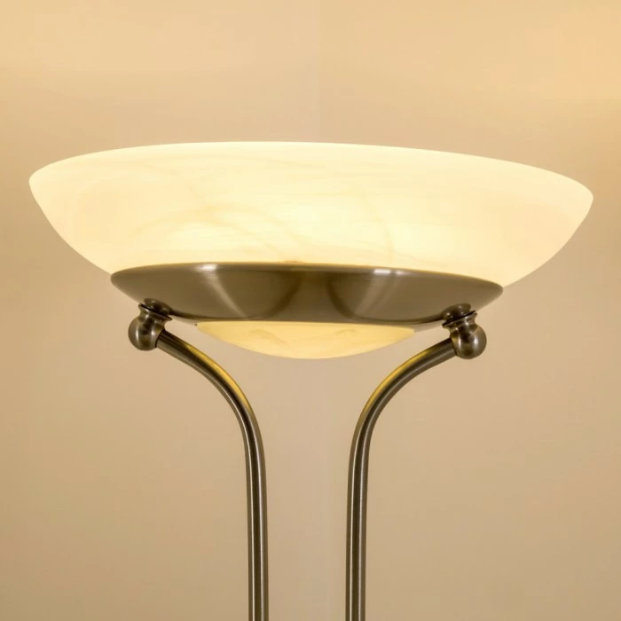 Hofstein Biot Deckenfluter LED Nickel-Matt, 2-flammig 12 Hofstein Biot Deckenfluter LED Nickel-Matt, 2-flammig – Bild 12