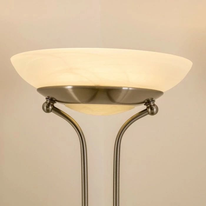 Hofstein Biot Deckenfluter LED Nickel-Matt, 2-flammig 9 Hofstein Biot Deckenfluter LED Nickel-Matt, 2-flammig – Bild 9