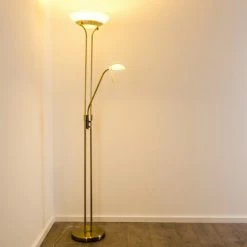 Hofstein Biot Deckenfluter LED Altmessing, 2-flammig 24 Hofstein Biot Deckenfluter LED Altmessing, 2-flammig -LED Leuchten Verkäufe biot deckenfluter h165424 7