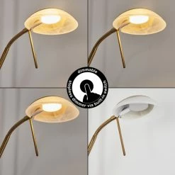 Hofstein Biot Deckenfluter LED Messing, 2-flammig -LED Leuchten Verkäufe biot deckenfluter h3542491 2