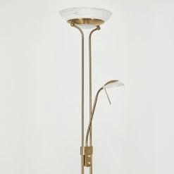 Hofstein Biot Deckenfluter LED Messing, 2-flammig -LED Leuchten Verkäufe biot deckenfluter h3542491 7