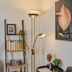 Hofstein Biot Deckenfluter LED Messing, 2-flammig -LED Leuchten Verkäufe biot deckenfluter h3542491 8