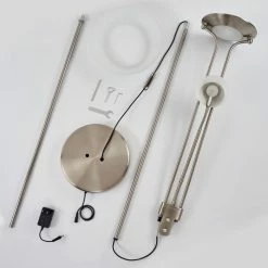 Hofstein Biot Deckenfluter LED Nickel-Matt, 2-flammig 16 Hofstein Biot Deckenfluter LED Nickel-Matt, 2-flammig -LED Leuchten Verkäufe biot deckenfluter h3551691 4