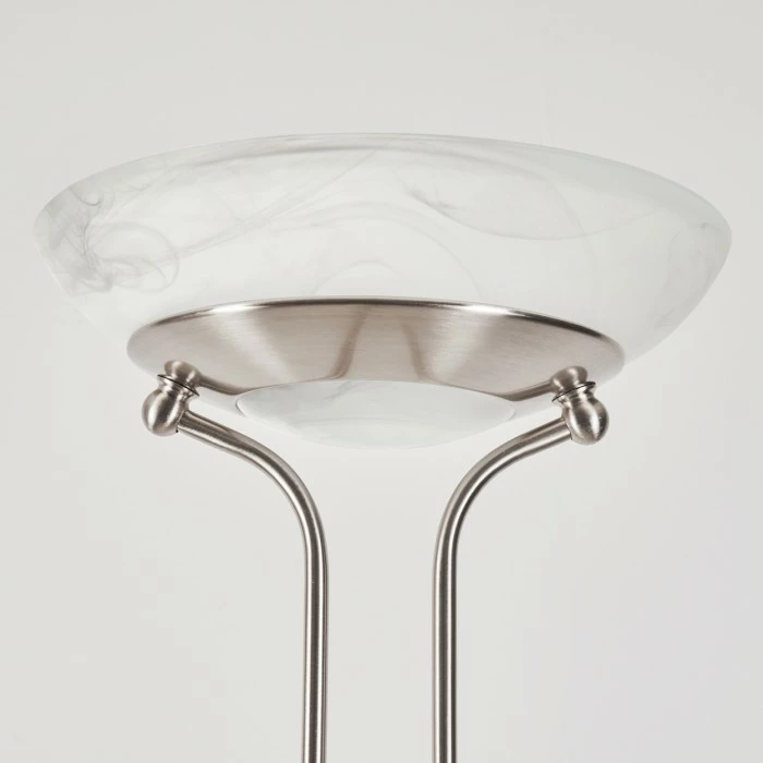 Hofstein Biot Deckenfluter LED Nickel-Matt, 2-flammig 6 Hofstein Biot Deckenfluter LED Nickel-Matt, 2-flammig – Bild 6