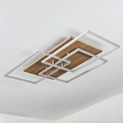 Hofstein Blandford Deckenleuchte LED Nickel-Matt, Silber, Naturfarben, 3-flammig, Fernbedienung 17 Hofstein Blandford Deckenleuchte LED Nickel-Matt, Silber, Naturfarben, 3-flammig, Fernbedienung -LED Leuchten Verkäufe blandford deckenleuchte h3552513 7