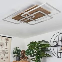 Hofstein Blandford Deckenleuchte LED Nickel-Matt, Silber, Naturfarben, 3-flammig, Fernbedienung 19 Hofstein Blandford Deckenleuchte LED Nickel-Matt, Silber, Naturfarben, 3-flammig, Fernbedienung -LED Leuchten Verkäufe blandford deckenleuchte h3552513 9