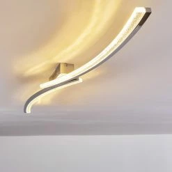 Hofstein Blonay Deckenleuchte LED Chrom, 1-flammig -LED Leuchten Verkäufe blonay deckenleuchte h3274842 do1 12