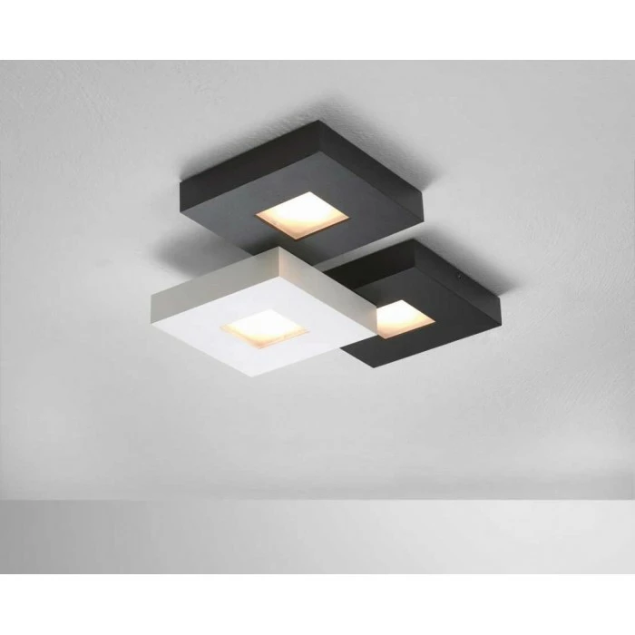 Bopp Leuchten Bopp CUBUS Deckenleuchte LED Schwarz, Weiß, 3-flammig 1 Bopp Leuchten Bopp CUBUS Deckenleuchte LED Schwarz, Weiß, 3-flammig