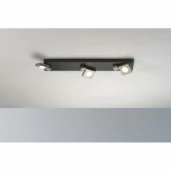 Bopp Leuchten Bopp Flash Deckenleuchte LED Schwarz, Anthrazit, 3-flammig