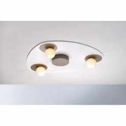 Bopp Leuchten PLANETS Deckenleuchte LED Braun, Weiß, 3-flammig