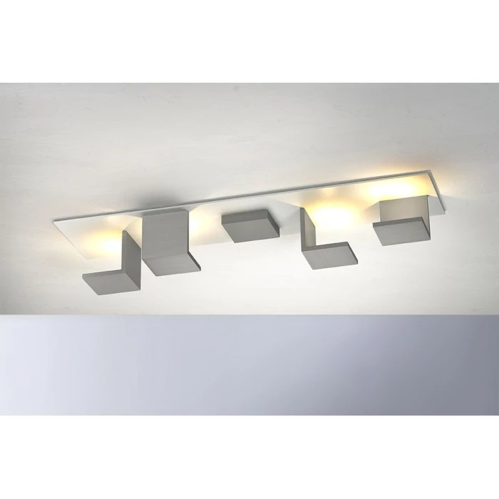 Bopp Leuchten REFLECTIONS Deckenleuchte LED Silber, Weiß, 4-flammig 1 Bopp Leuchten REFLECTIONS Deckenleuchte LED Silber, Weiß, 4-flammig