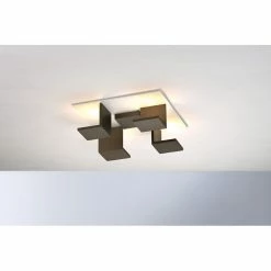 Bopp Leuchten REFLECTIONS Deckenleuchte LED Weiß, Bronze, 4-flammig