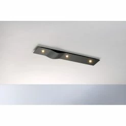 Bopp Leuchten WAVE Deckenleuchte LED Schwarz, 3-flammig
