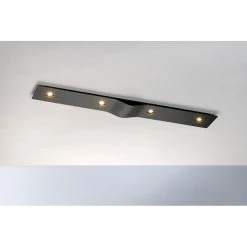Bopp Leuchten WAVE Deckenleuchte LED Schwarz, 4-flammig