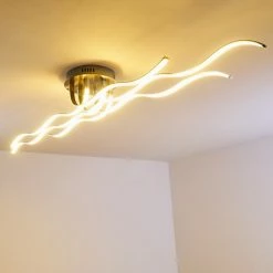 Hofstein Bovino Deckenleuchte LED Nickel-Matt, 1-flammig -LED Leuchten Verkäufe bovino deckenleuchte h167992 14