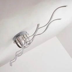 Hofstein Bovino Deckenleuchte LED Nickel-Matt, 1-flammig -LED Leuchten Verkäufe bovino deckenleuchte h167992 15