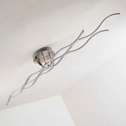 Hofstein Bovino Deckenleuchte LED Nickel-Matt, 1-flammig -LED Leuchten Verkäufe bovino deckenleuchte h167992 21