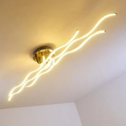 Hofstein Bovino Deckenleuchte LED Nickel-Matt, 1-flammig -LED Leuchten Verkäufe bovino deckenleuchte h167992 24