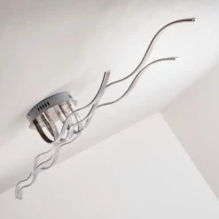Hofstein Bovino Deckenleuchte LED Nickel-Matt, 1-flammig -LED Leuchten Verkäufe bovino deckenleuchte h167992 7