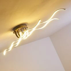 Hofstein Bovino Deckenleuchte LED Nickel-Matt, 1-flammig -LED Leuchten Verkäufe bovino deckenleuchte h167992 8