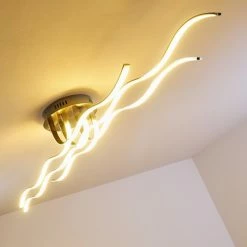 Hofstein Bovino Deckenleuchte LED Nickel-Matt, 1-flammig -LED Leuchten Verkäufe bovino deckenleuchte h167992 9