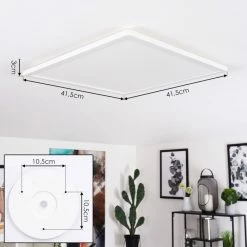 Hofstein Boyero Deckenpanel LED Weiß, 1-flammig -LED Leuchten Verkäufe boyero deckenpanel h3581964 3