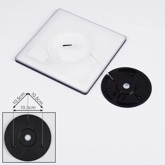 Hofstein Boyero LED Panel Schwarz, 1-flammig 5 Hofstein Boyero LED Panel Schwarz, 1-flammig – Bild 5