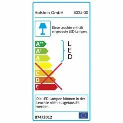 Hofstein Brescia Deckenleuchte LED Chrom, 1-flammig -LED Leuchten Verkäufe brescia deckenleuchte 8025 30 5
