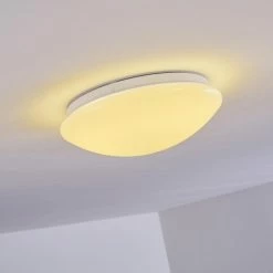 Hofstein Brighton Deckenleuchte LED Weiß, 1-flammig, Fernbedienung, Farbwechsler -LED Leuchten Verkäufe brighton deckenleuchte h3010327 do4 21