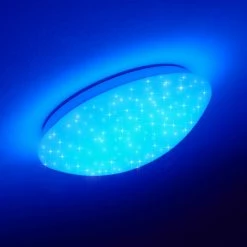 Hofstein Brighton Star Deckenleuchte LED Weiß, 1-flammig, Fernbedienung, Farbwechsler 35 Hofstein Brighton Star Deckenleuchte LED Weiß, 1-flammig, Fernbedienung, Farbwechsler -LED Leuchten Verkäufe brighton star deckenleuchte h3010310 do4 11