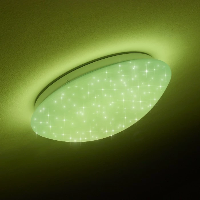 Hofstein Brighton Star Deckenleuchte LED Weiß, 1-flammig, Fernbedienung, Farbwechsler 15 Hofstein Brighton Star Deckenleuchte LED Weiß, 1-flammig, Fernbedienung, Farbwechsler – Bild 15