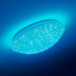 Hofstein Brighton Star Deckenleuchte LED Weiß, 1-flammig, Fernbedienung, Farbwechsler 29 Hofstein Brighton Star Deckenleuchte LED Weiß, 1-flammig, Fernbedienung, Farbwechsler -LED Leuchten Verkäufe brighton star deckenleuchte h3010310 do4 5