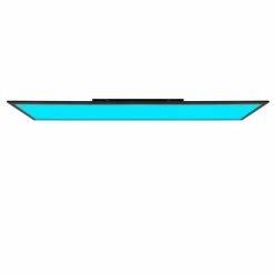 Brilliant Leuchten Brilliant Abie Deckenpanel LED Schwarz, 1-flammig, Fernbedienung, Farbwechsler -LED Leuchten Verkäufe brilliant abie deckenpanel g90320 76 5