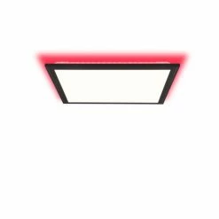 Brilliant Leuchten Brilliant Allie Deckenpanel LED Schwarz, 1-flammig, Fernbedienung -LED Leuchten Verkäufe brilliant allie deckenpanel g96946 76 3