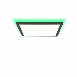 Brilliant Leuchten Brilliant Allie Deckenpanel LED Schwarz, 1-flammig, Fernbedienung -LED Leuchten Verkäufe brilliant allie deckenpanel g96946 76 4