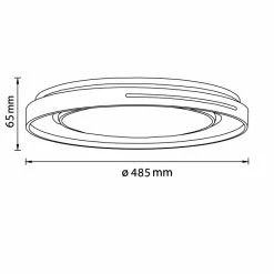 Brilliant Leuchten Brilliant Barty Deckenleuchte LED Chrom, Weiß, 1-flammig, Fernbedienung 15 Brilliant Leuchten Brilliant Barty Deckenleuchte LED Chrom, Weiß, 1-flammig, Fernbedienung -LED Leuchten Verkäufe brilliant barty deckenleuchte g97158 75 7