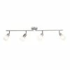 Brilliant Leuchten Brilliant Bethany Spotbalken LED Chrom, 4-flammig