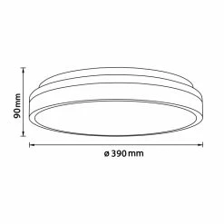 Brilliant Leuchten Brilliant Brodsky Deckenleuchte LED Braun, Weiß, 1-flammig -LED Leuchten Verkäufe brilliant brodsky deckenleuchte g99790 75 7