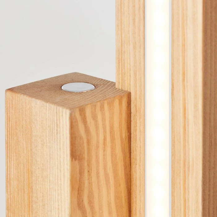 Brilliant Leuchten Brilliant Cayetana Stehleuchte LED Holz hell, 2-flammig 4 Brilliant Leuchten Brilliant Cayetana Stehleuchte LED Holz hell, 2-flammig – Bild 4