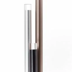 Brilliant Leuchten Brilliant Cembalo Stehlampe LED Schwarz, Silber, Braun, 3-flammig -LED Leuchten Verkäufe brilliant cembalo stehlampe g93155 21 5