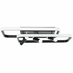 Brilliant Leuchten Brilliant Dalida Deckenleuchte LED Schwarz, 1-flammig, Fernbedienung -LED Leuchten Verkäufe brilliant dalida deckenleuchte g99581 06 9