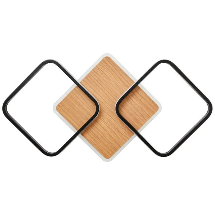 Brilliant Leuchten Brilliant Dennet Deckenleuchte LED Schwarz, Braun, 1-flammig 8 Brilliant Leuchten Brilliant Dennet Deckenleuchte LED Schwarz, Braun, 1-flammig – Bild 8