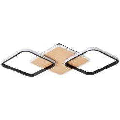 Brilliant Leuchten Brilliant Dennet Deckenleuchte LED Schwarz, Braun, 1-flammig 20 Brilliant Leuchten Brilliant Dennet Deckenleuchte LED Schwarz, Braun, 1-flammig -LED Leuchten Verkäufe brilliant dennet deckenleuchte g99750 76 9