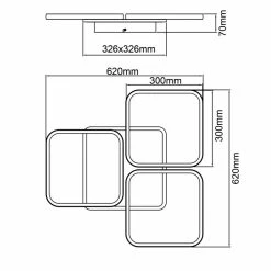 Brilliant Leuchten Brilliant Dennet Deckenleuchte LED Schwarz, Braun, 1-flammig -LED Leuchten Verkäufe brilliant dennet deckenleuchte g99751 76 10