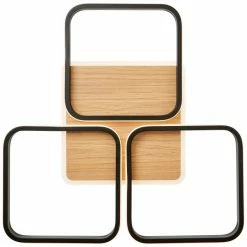 Brilliant Leuchten Brilliant Dennet Deckenleuchte LED Schwarz, Braun, 1-flammig -LED Leuchten Verkäufe brilliant dennet deckenleuchte g99751 76 6