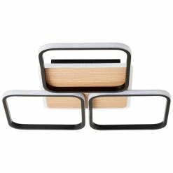 Brilliant Leuchten Brilliant Dennet Deckenleuchte LED Schwarz, Braun, 1-flammig -LED Leuchten Verkäufe brilliant dennet deckenleuchte g99751 76 9