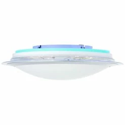 Brilliant Leuchten Brilliant Dinos Deckenleuchte LED Silber, 1-flammig, Fernbedienung, Farbwechsler -LED Leuchten Verkäufe brilliant dinos deckenleuchte g97040 58 14