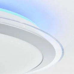 Brilliant Leuchten Brilliant Dinos Deckenleuchte LED Silber, 1-flammig, Fernbedienung, Farbwechsler -LED Leuchten Verkäufe brilliant dinos deckenleuchte g97040 58 6