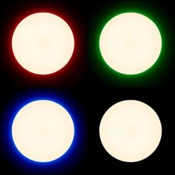 Brilliant Leuchten Brilliant Edna Deckenleuchte LED Chrom, 1-flammig, Fernbedienung, Farbwechsler -LED Leuchten Verkäufe brilliant edna deckenleuchte g97045 15 27