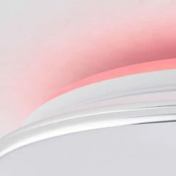 Brilliant Leuchten Brilliant Edna Deckenleuchte LED Chrom, 1-flammig, Fernbedienung, Farbwechsler -LED Leuchten Verkäufe brilliant edna deckenleuchte g97045 15 3